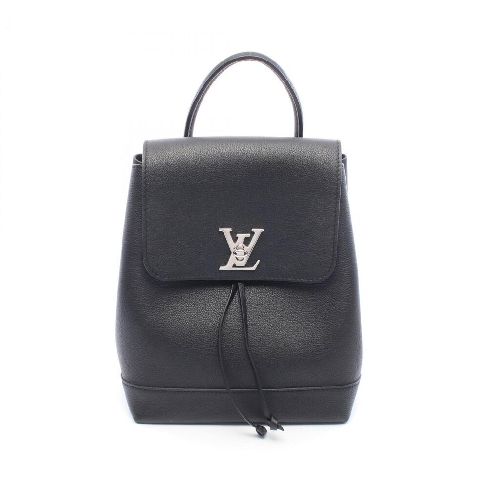 Louis Vuitton Lockme Backpack, Rucksack, Handbag, Leather, Taurillon Women's,...